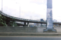 A highway on Lagos Island