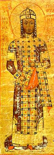Fresco of Emperor Manuel I