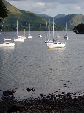 Boats on Ullswater.