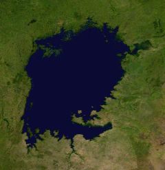 Lake Victoria - Lake Victoria, as seen from space