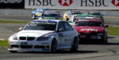 Andy Priaulx leading the World Touring Car Championship 2006 Race 10 in Curitiba.