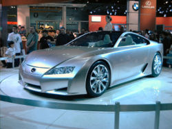 Lexus LF-A concept car at the 2006 Greater Los Angeles Auto Show