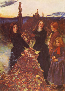 John Everett Millais, "Autumn Leaves"