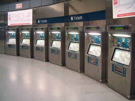 General Ticketing Machines (GTM) at Expo station, where commuters can purchase a Standard Ticket, or add value to their EZ-Link card.