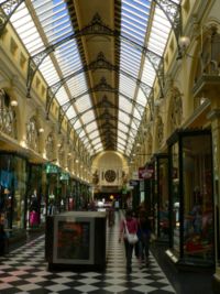 The Royal Arcade, just one of the arcades, lanes and malls that make Melbourne a shopping magnet for both locals and tourists.