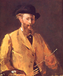 Self-portrait with palette, 1879.