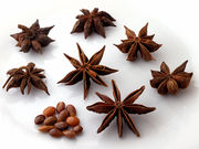 The spice star anise is distilled to make star anise oil