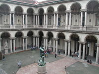 Brera Museum courtyard