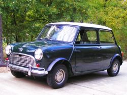 1963 Mk I Austin Mini Super-Deluxe.