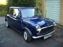 1994 Mini Tahiti Special Edition, complete with Tahiti Blue metallic paintwork and Minilite-style wheels.