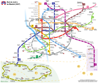 Madrid's metro map