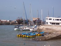 The port of Essaouira in Morocco