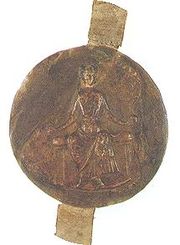 Seal of King John on original Magna Carta.