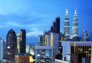 Kuala Lumpur, the capital and largest city of Malaysia