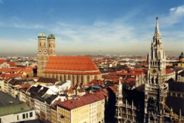 Munich: Frauenkirche and Town Hall steeple