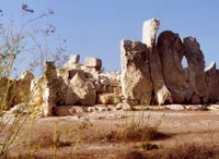 Ħaġar Qim Temples, Qrendi, Malta.