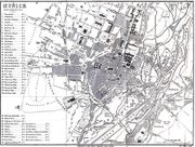 Munich, town map 1858