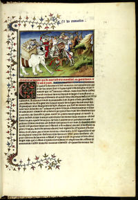 A page from a manuscript of "Il Milione"