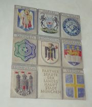 Plaques in the in the Neues Rathaus (New City Hall) showing Munich's sister cities