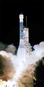 Delta II lifting off