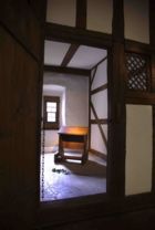 One of the monastic cells where Luther lived at the Augustinian Cloister in Erfurt, Germany.