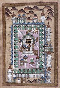 1787 Turkish map of Mecca