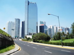 Santa Fe, one of Mexico City's five central business districts.