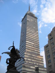 Torre Latinoamericana, first Mexican skyscraper.