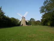 The windmill near Bradwell village, beside the playing fields
