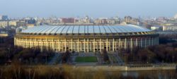 Grand Sport Arena of Luzhniki Stadium as seen from Sparrow Hills