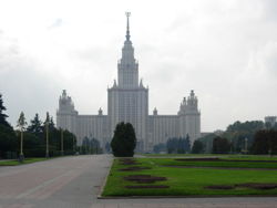 Moscow State University at Sparrow Hills.