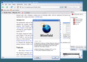 Mozilla Firefox (codename Minefield), version 3.0a1 (pre-Alpha) running on Windows XP 