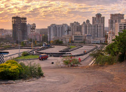 Hiranandani Complex in Powai is an upmarket area in the northern suburbs.