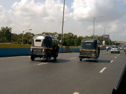 Auto rickshaws in Mumbai are a vital mode of transportation