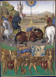 St. Paul's conversion, by Jean Fouquet