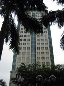 The Sakura Tower in Yangon is virtually vacant due to lack of major foreign investment.