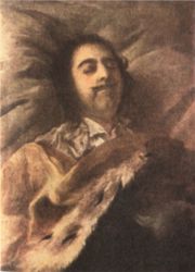 Peter the  Great on his deathbed.