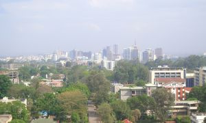 Nairobi skyline viewed from Westlands