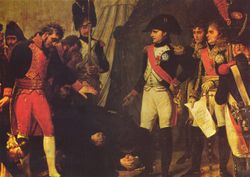 Surrender of Madrid, 1808. Napoleon enters Spain's capital during the Peninsular War.