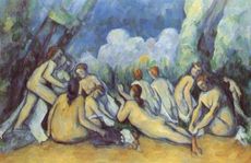 Les Grandes Beigneuses by Paul Cézanne