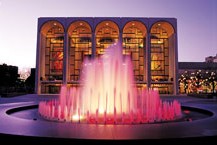 The Metropolitan Opera House at Lincoln Center.