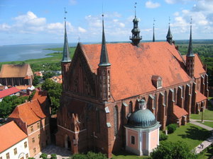 Frombork Cathedral — Copernicus' burial place.