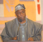 Olusegun Obasanjo, the current president of Nigeria.