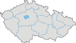 Prague location map