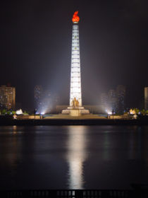 Juche Tower, Pyongyang.