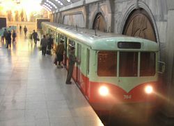 Pyongyang metro.