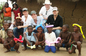 G4 with SOS children in Ghana
