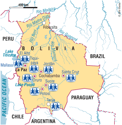 Sponsorship sites in Bolivia