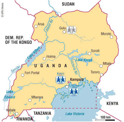 SOS Children Sponsorship Locations in Uganda