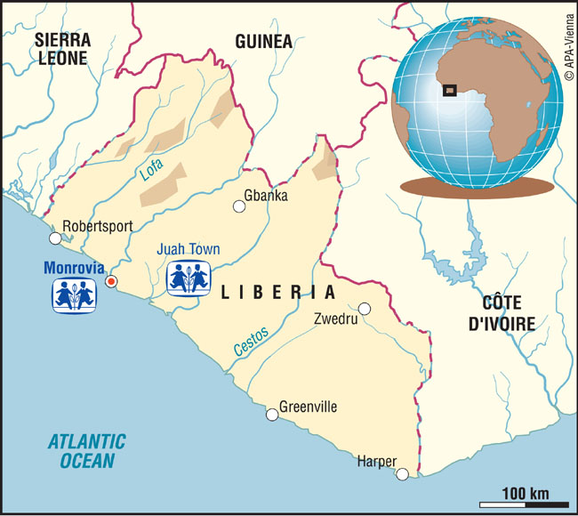 SOS Children Sponsorship Locations in Liberia